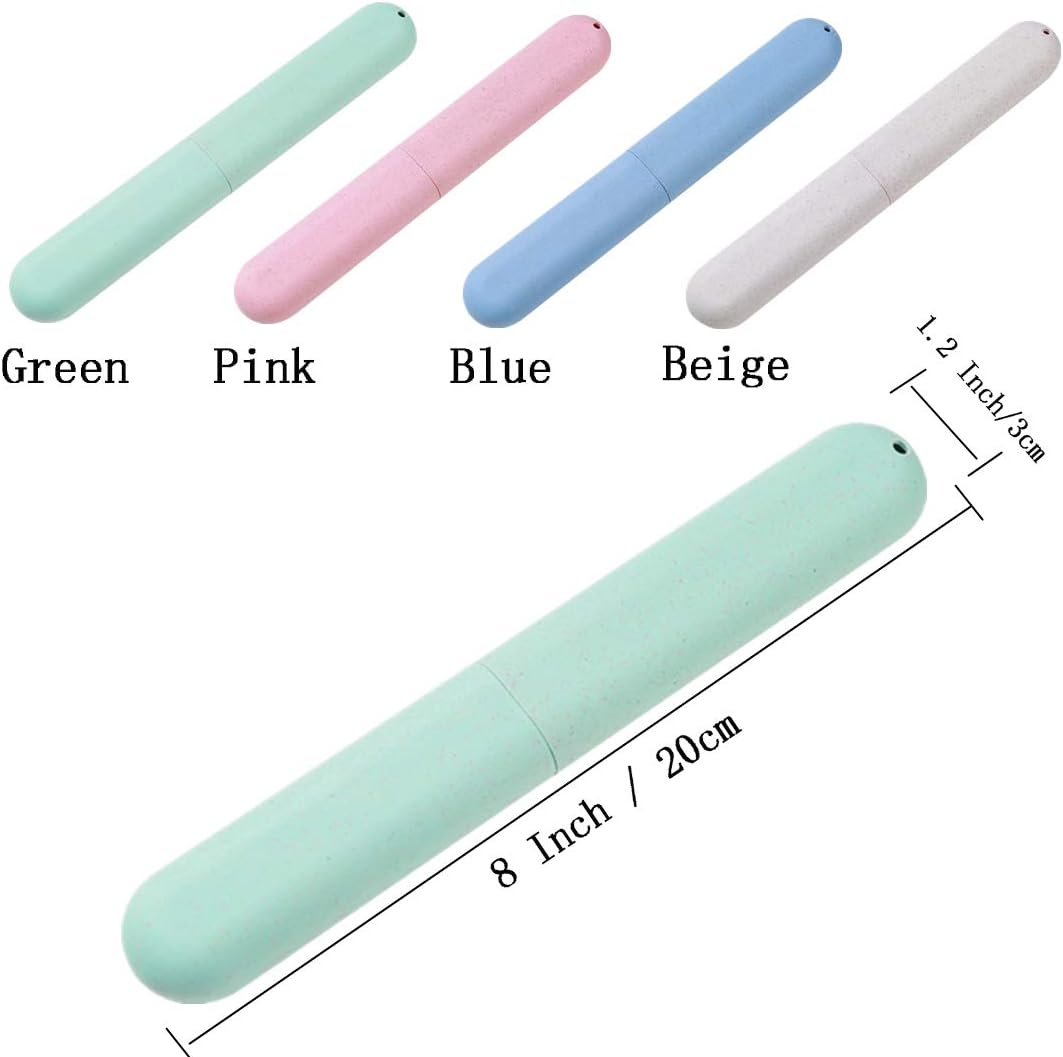 4 Pack Travel Toothbrush Case