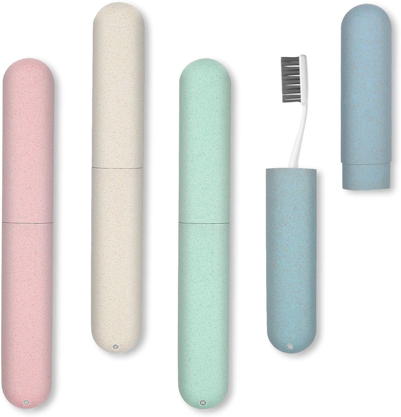 4 Pack Travel Toothbrush Case