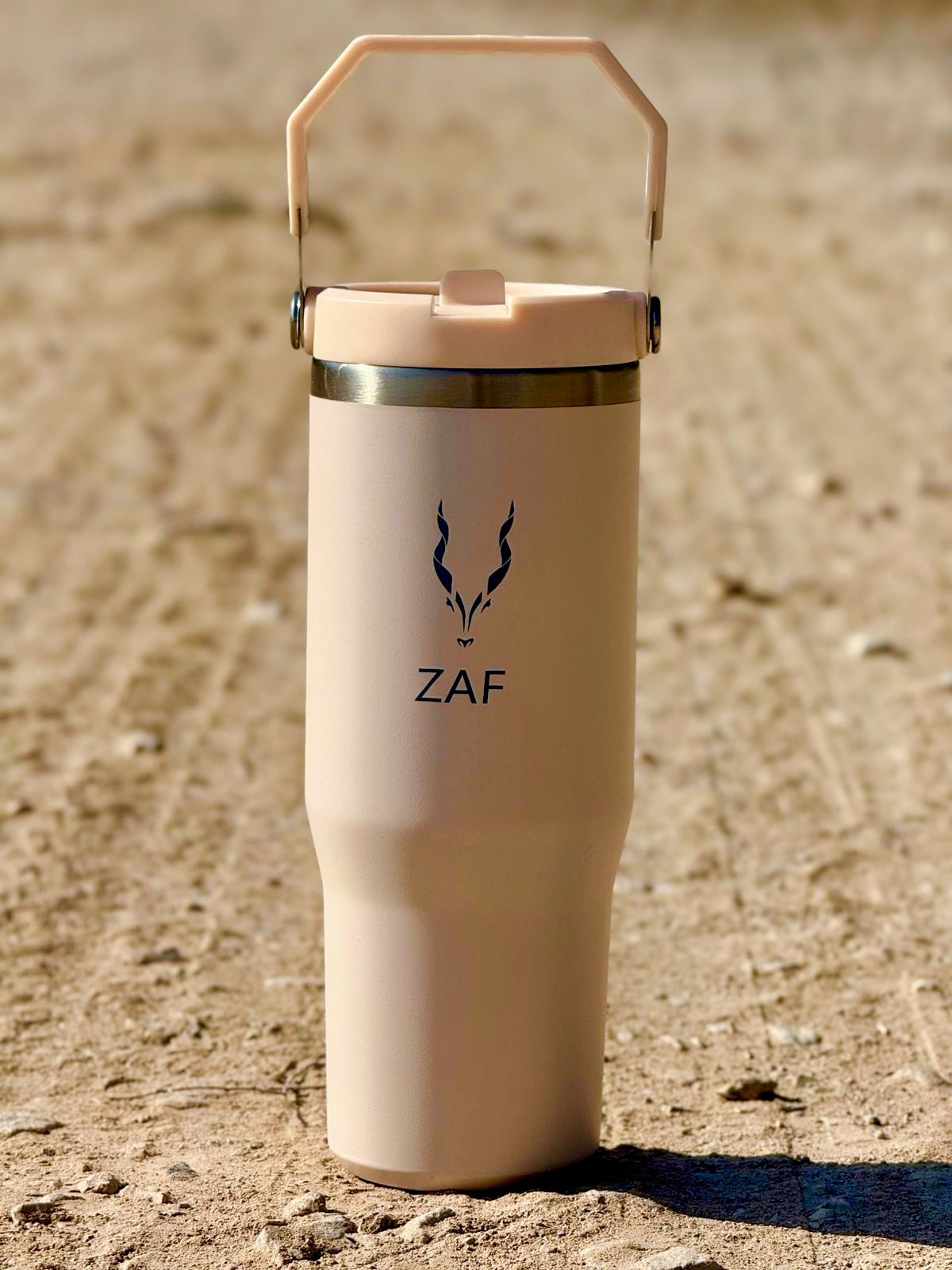 ZAF Tumbler Flip Straw Water Bottle With Straw 0.88L