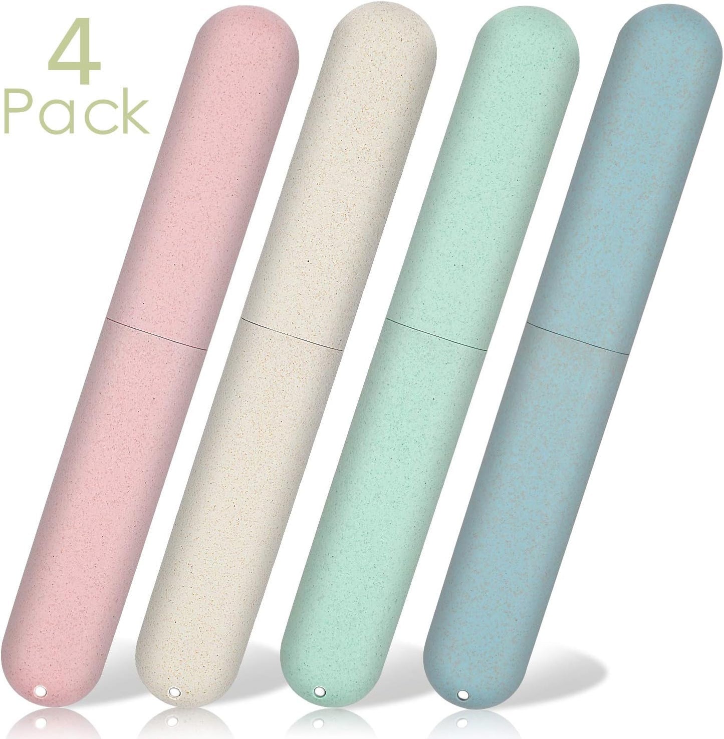 4 Pack Travel Toothbrush Case